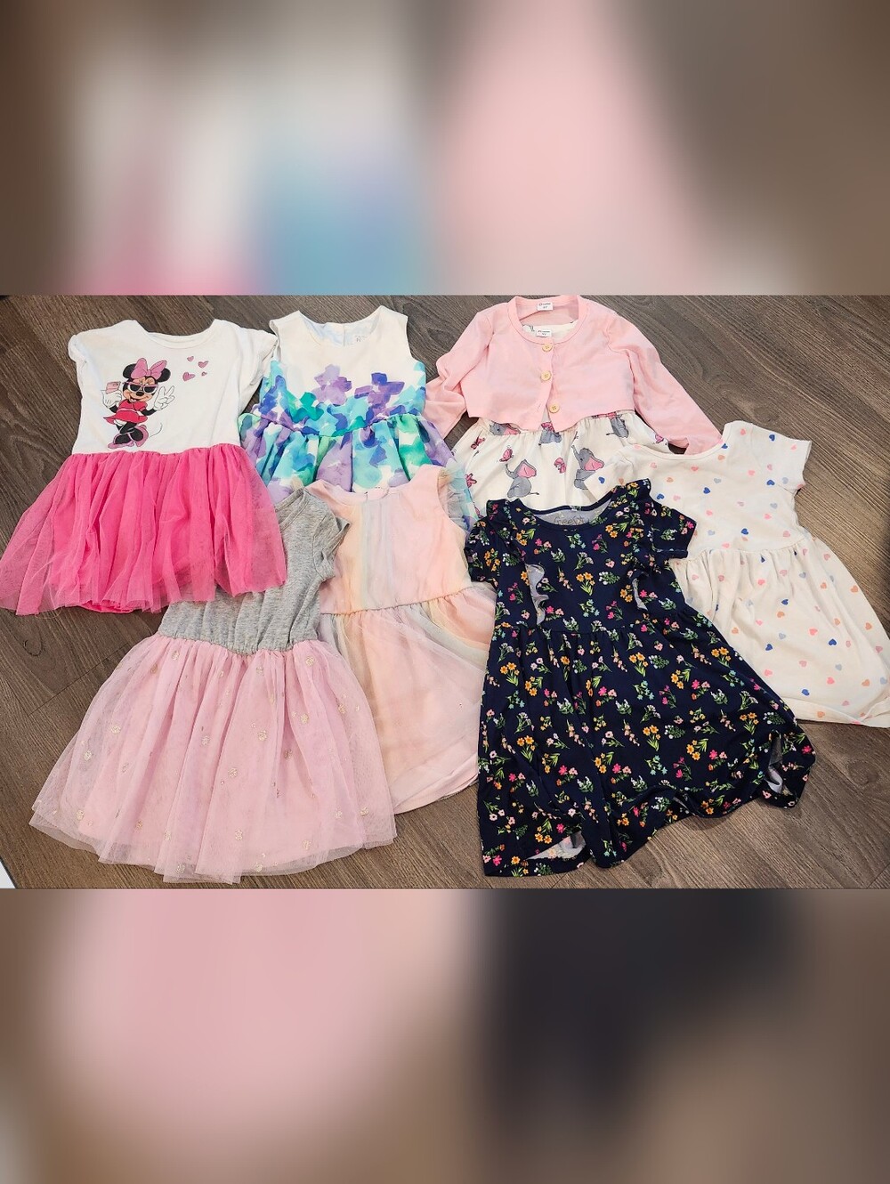 Bundle Of 7 Toddler Spring/Summer Dresses